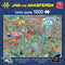 Jan van Haasteren - Stichting Jarige Job 15 jaar - Ieder kind verdient een verjaardag - 1000 stukjes puzzel - Legpuzzel - Speciale editie