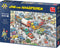 Jan van Haasteren - Verkeerschaos - Legpuzzel 3000 stukjes