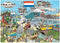 Jan van Haasteren - Verkeerschaos & Ter land ter zee en in de lucht - Legpuzzel 2x1000 stukjes