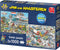 Jan van Haasteren - Verkeerschaos & Ter land ter zee en in de lucht - Legpuzzel 2x1000 stukjes