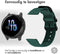 iMoshion Nylon 22 mm bandje – Geschikt voor Garmin Venu 2 / Fenix 7 Pro / 7 / 7s / 6 Pro / 6 / Vivoactive 4 / Polar Grit X Pro / X / Vantage M2 / V2 - Donkergroen