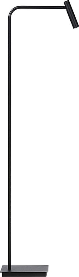 Atmooz - Vloerlamp Pomery - zwart - Staande Lamp - Stalamp - Woonkamer - Hoogte 146cm - Metaal