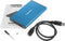 Natec NKZ-1280 - Externe behuizing - USB 3.0 - Blauw