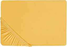 JANBU - Laken - Geel - 180 x 200 cm - Katoen
