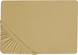 JANBU - Laken - Olijfgroen - 140 x 200 cm - Katoen