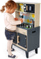 Janod Keuken - Mozaic - Houten Speelgoedkeuken Met Trendy Kleuren - 6 Accessoires Inbegrepen - Werkbladhoogte: 50 Cm - Geschikt Vanaf 3 Jaar
