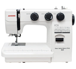 JANOME SEWING MACHINE EASY JEANS HEAVY DUTY 523
