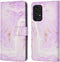 iMoshion Hoesje Geschikt voor Samsung Galaxy A53 Hoesje Met Pasjeshouder - iMoshion Design Bookcase smartphone - Paars / Purple Marble