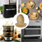 JAP Bakpapier - Ø 22 cm - Water- en oliebestendig - Biologisch afbreekbaar - Airfryer accesoires - XL en XXL bakvorm - Wegwerp bakjes - Papier - 50 stuks