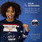 JAP Christmas Foute kersttrui (maat 2XL) - 100% Gerecycled - Kriebelt niet - Kerstcadeau volwassenen - Kersttrui dames en heren XXL - Santa let it snow - Blauw