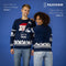 JAP Christmas Foute kersttrui (maat 2XL) - 100% Gerecycled - Kriebelt niet - Kerstcadeau volwassenen - Kersttrui dames en heren XXL - Santa let it snow - Blauw