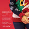 JAP Christmas Foute kersttrui (maat 3XL) - 100% Gerecycled - Kriebelt niet - Kerstcadeau volwassenen - Kersttrui dames en heren XXXL - Santastring - Blauw