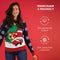 JAP Christmas Foute kersttrui (maat 3XL) - 100% Gerecycled - Kriebelt niet - Kerstcadeau volwassenen - Kersttrui dames en heren XXXL - Santastring - Blauw