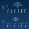 JAP Christmas Foute kersttrui (maat 3XL) - 100% Gerecycled - Kriebelt niet - Kerstcadeau volwassenen - Kersttrui dames en heren XXXL - Santa let it snow - Blauw
