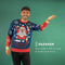 JAP Christmas Foute Kersttrui (maat S) - 100% Gerecycled - Kriebelt niet - Kerstcadeau volwassenen - Kersttrui dames en heren - Wine-derfull - Blauw