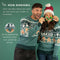 JAP Christmas Foute kersttrui (maat XL) - 100% Gerecycled - Kriebelt niet - Kerstcadeau volwassenen - Kersttrui dames en heren - Let's get baked - Groen