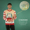 JAP Christmas Kersttrui (maat 2XL) - 100% Gerecycled - Kriebelt niet - Kerstcadeau volwassenen - Foute Kersttrui dames en heren XXL - Driving home for Christmas - Roze