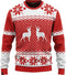 JAP Christmas Kersttrui (maat 3XL) - 100% Gerecycled - Kriebelt niet - Kerstcadeau volwassenen - Foute Kersttrui dames en heren XXXL - Classic one - Rood