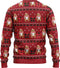 JAP Christmas Kersttrui (maat 3XL) - 100% Gerecycled - Kriebelt niet - Kerstcadeau volwassenen - Foute Kersttrui dames en heren XXXL - Beer met geschenk - Rood