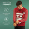 JAP Christmas Kersttrui (maat 3XL) - 100% Gerecycled - Kriebelt niet - Kerstcadeau volwassenen - Foute Kersttrui dames en heren XXXL - Santa ho ho ho - Rood