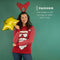 JAP Christmas Kersttrui (maat 3XL) - 100% Gerecycled - Kriebelt niet - Kerstcadeau volwassenen - Foute Kersttrui dames en heren XXXL - Santa ho ho ho - Rood