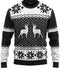 JAP Christmas Kersttrui (maat 4XL) - 100% Gerecycled - Kriebelt niet - Kerstcadeau volwassenen - Foute Kersttrui dames en heren XXXXL - Classic one - Zwart