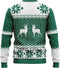 JAP Christmas Kersttrui (maat 4XL) - 100% Gerecycled - Kriebelt niet - Kerstcadeau volwassenen - Foute Kersttrui dames en heren XXXXL - Classic one - Groen