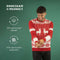 JAP Christmas Kersttrui (maat 4XL) - 100% Gerecycled - Kriebelt niet - Kerstcadeau volwassenen - Foute Kersttrui dames en heren XXXXL - Classic one - Rood
