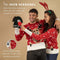 JAP Christmas Kersttrui (maat 4XL) - 100% Gerecycled - Kriebelt niet - Kerstcadeau volwassenen - Foute Kersttrui dames en heren XXXXL - Rudolf het Rendier - Rood