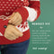 JAP Christmas Kersttrui (maat L) - 100% Gerecycled - Kriebelt niet - Kerstcadeau volwassenen - Foute Kersttrui dames en heren - Classic one - Rood