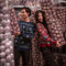 JAP Christmas Kersttrui (maat L) - 100% Gerecycled - Kriebelt niet - Kerstcadeau volwassenen - Foute Kersttrui dames en heren - Kerstboom - Donker rood