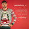 JAP Christmas Kersttrui (maat M) - 100% Gerecycled - Kriebelt niet - Kerstcadeau volwassenen - Foute Kersttrui dames en heren - Driving home for Christmas - Blauw