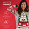 JAP Christmas Kersttrui (maat M) - 100% Gerecycled - Kriebelt niet - Kerstcadeau volwassenen - Foute Kersttrui dames en heren - Driving home for Christmas - Blauw