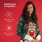 JAP Christmas Kersttrui (maat M) - 100% Gerecycled - Kriebelt niet - Kerstcadeau volwassenen - Foute Kersttrui dames en heren - Rudolf het Rendier - Groen
