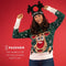 JAP Christmas Kersttrui (maat M) - 100% Gerecycled - Kriebelt niet - Kerstcadeau volwassenen - Foute Kersttrui dames en heren - Rudolf het Rendier - Groen