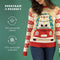 JAP Christmas Kersttrui (maat S) - 100% Gerecycled - Kriebelt niet - Kerstcadeau volwassenen - Foute Kersttrui dames en heren - Driving home for Christmas - Roze