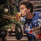 JAP Christmas Kersttrui (maat S) - 100% Gerecycled - Kriebelt niet - Kerstcadeau volwassenen - Foute Kersttrui dames en heren - Rudolf het Rendier - Donker blauw