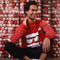 JAP Christmas Kersttrui (maat XL) - 100% Gerecycled - Kriebelt niet - Kerstcadeau volwassenen - Foute Kersttrui dames en heren - Santa ho ho ho - Rood