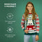 JAP Christmas Kersttrui voor kinderen (maat 134/140) - 100% Gerecycled - Kriebelt niet - Kerstcadeau - Foute Kersttrui jongens en meisjes (9/10 jaar) - Driving home for Christmas - Blauw