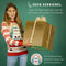 JAP Christmas Kersttrui voor kinderen (maat 134/140) - 100% Gerecycled - Kriebelt niet - Kerstcadeau - Foute Kersttrui jongens en meisjes (9/10 jaar) - Driving home for Christmas - Roze