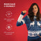 JAP Christmas Kersttrui voor kinderen (maat 146/152/158) - 100% Gerecycled - Kriebelt niet - Kerstcadeau - Foute Kersttrui jongens en meisjes (11/13 jaar) - Classic one - Blauw
