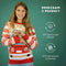 JAP Christmas Kersttrui voor kinderen (maat 146/152/158) - 100% Gerecycled - Kriebelt niet - Kerstcadeau - Foute Kersttrui jongens en meisjes (11/13 jaar) - Driving home for Christmas - Roze