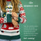 JAP Foute kersttrui - Driving home for christmas - Kerstcadeau - Voor kinderen - Kerst - 7/8 jaar - Blauw