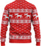 JAP Foute kersttrui - Hipster rendier met motieven - Kerst - Dames en heren - Kerstcadeau - XXL - Rood