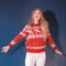 JAP Foute kersttrui - Hipster rendier met motieven - Kerst - Dames en heren - Kerstcadeau - L - Rood