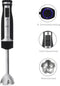 JAP Qblend - 5in1 Staafmixer set - Ice crusher - Extra krachtig 1500w - 21 snelheden en turbo - Staafmixerset met hakmolen