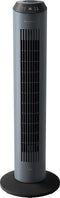 JAP Vancouver Stille Torenventilator - Luchtreiniger Ionisator - Timer Afstandsbediening - Ventilator 86,8cm - Oscillerende kolomventilator staand - Mat antraciet