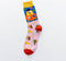 Japanese Colourful Smiling Socks® - Warme Sokken Dames - 5 Paar - Kleurvol - Giftbox - Maat 35-42 - Cadeau voor haar - Vrolijke Sokken