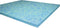 Japanse mat 120 x 80 x 3,8 cm blauw