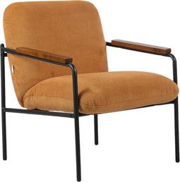 Jara Lounge stoel - geel - 68.5x72.5x82 cm